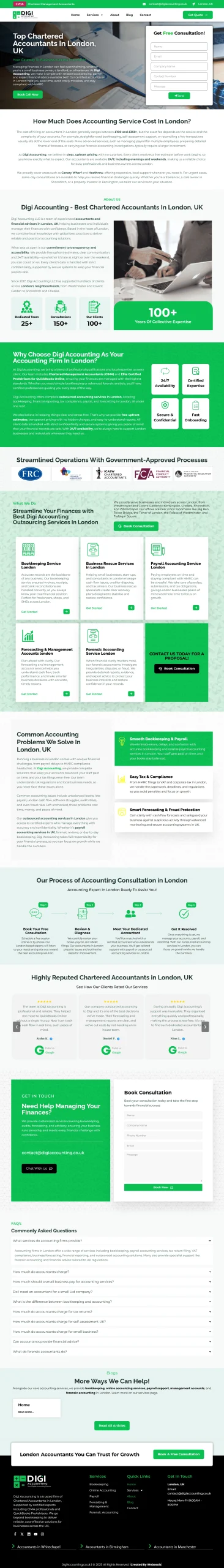 Accounting Website Portfolio